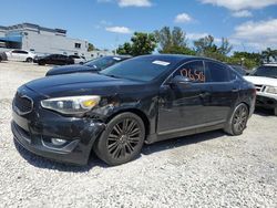 Salvage cars for sale at Opa Locka, FL auction: 2015 KIA Cadenza Premium