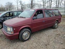 Salvage cars for sale from Copart Central Square, NY: 1990 Dodge Grand Caravan LE