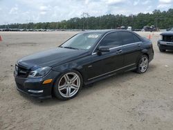 Salvage cars for sale from Copart Greenwell Springs, LA: 2012 Mercedes-Benz C 250