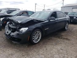Salvage cars for sale at Chicago Heights, IL auction: 2014 BMW 750 LXI