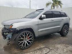 Salvage cars for sale from Copart Riverview, FL: 2017 Jeep Grand Cherokee Limited