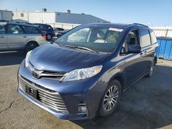 Salvage cars for sale at Vallejo, CA auction: 2020 Toyota Sienna XLE