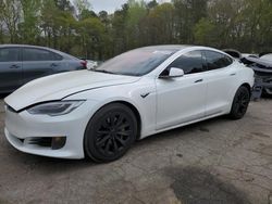 Salvage cars for sale at Austell, GA auction: 2017 Tesla Model S