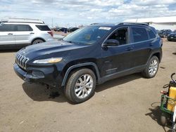 Carros salvage sin ofertas aún a la venta en subasta: 2015 Jeep Cherokee Limited