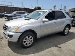 Salvage cars for sale at Wilmington, CA auction: 2007 Mercedes-Benz ML 350