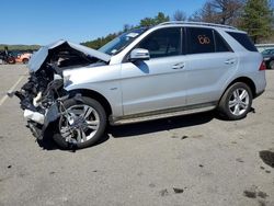 Salvage cars for sale at Brookhaven, NY auction: 2012 Mercedes-Benz ML 350 4matic