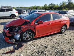 Vehiculos salvage en venta de Copart Memphis, TN: 2017 Chevrolet Cruze LT