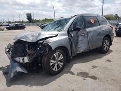 Vehiculos salvage en venta de Copart Miami, FL: 2020 Nissan Pathfinder S