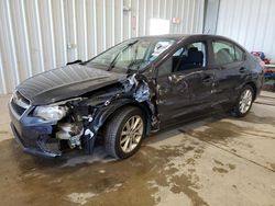 Salvage cars for sale at Franklin, WI auction: 2013 Subaru Impreza Premium