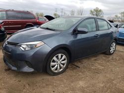 Salvage cars for sale at Elgin, IL auction: 2016 Toyota Corolla L