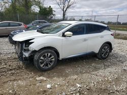 Salvage cars for sale at Cicero, IN auction: 2017 Nissan Murano S
