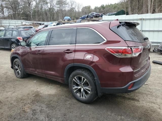 2016 Toyota Highlander XLE