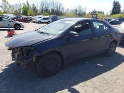 Salvage cars for sale at Portland, OR auction: 2015 Toyota Corolla L