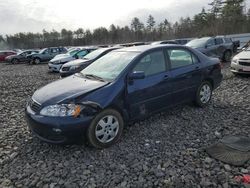 Salvage cars for sale at Windham, ME auction: 2005 Toyota Corolla CE