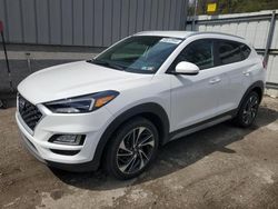 Salvage cars for sale from Copart West Mifflin, PA: 2021 Hyundai Tucson Limited