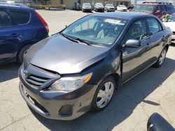 Salvage cars for sale from Copart Martinez, CA: 2013 Toyota Corolla Base