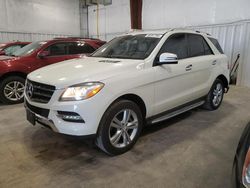 Salvage cars for sale at Milwaukee, WI auction: 2013 Mercedes-Benz ML 350 4matic