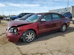 Salvage cars for sale from Copart Woodhaven, MI: 2005 Ford Five Hundred Limited