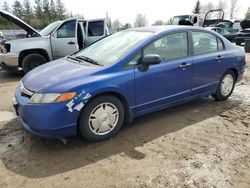 Salvage cars for sale at Bowmanville, ON auction: 2006 Honda Civic DX VP