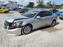 Salvage cars for sale at Opa Locka, FL auction: 2011 Honda Accord LX