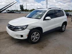 Salvage cars for sale at Miami, FL auction: 2017 Volkswagen Tiguan S