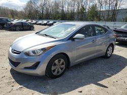 Salvage cars for sale at North Billerica, MA auction: 2016 Hyundai Elantra SE