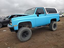 Salvage cars for sale at Brighton, CO auction: 1989 Chevrolet Blazer V10