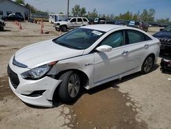 Salvage cars for sale at Pekin, IL auction: 2013 Hyundai Sonata Hybrid