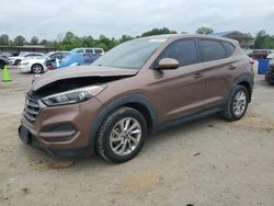 Salvage cars for sale at Florence, MS auction: 2016 Hyundai Tucson SE