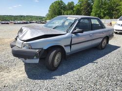 Salvage cars for sale from Copart Concord, NC: 1989 Toyota Camry DLX