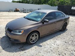 Salvage cars for sale from Copart New Braunfels, TX: 2013 Volkswagen Jetta Base