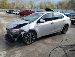 Salvage cars for sale from Copart Ellwood City, PA: 2019 Toyota Corolla L