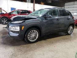 Salvage cars for sale from Copart Blaine, MN: 2021 Hyundai Kona SEL