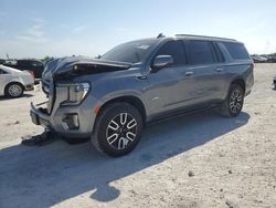 Salvage cars for sale at Arcadia, FL auction: 2021 GMC Yukon XL K1500 AT4