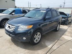 Salvage cars for sale at Haslet, TX auction: 2012 Hyundai Santa FE Limited