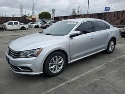 Volkswagen Passat S salvage cars for sale: 2017 Volkswagen Passat S