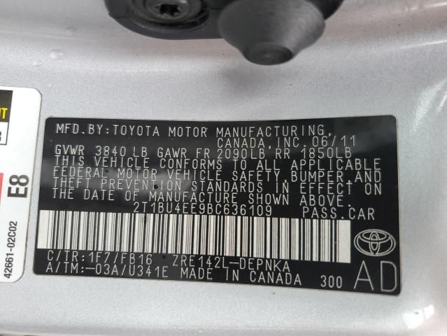 2011 Toyota Corolla Base