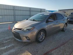 Salvage cars for sale from Copart Arcadia, FL: 2015 Toyota Corolla L