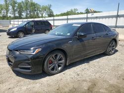 Acura TLX Tech A salvage cars for sale: 2022 Acura TLX Tech A