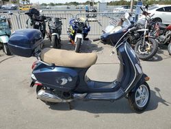 Salvage motorcycles for sale at Brookhaven, NY auction: 2012 Vespa LX 150IE