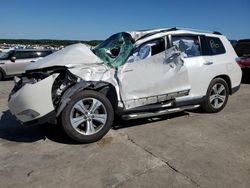 Toyota Highlander Limited salvage cars for sale: 2012 Toyota Highlander Limited