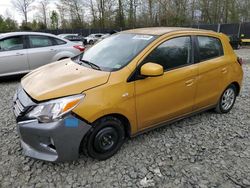 Salvage cars for sale at Waldorf, MD auction: 2021 Mitsubishi Mirage ES