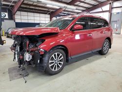 Salvage cars for sale from Copart East Granby, CT: 2015 Nissan Pathfinder S