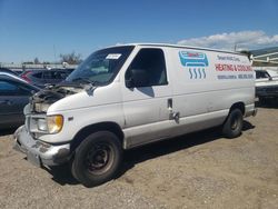 Salvage cars for sale from Copart Chicago: 2001 Ford Econoline E150 Van