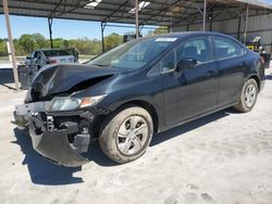 Salvage cars for sale at Cartersville, GA auction: 2013 Honda Civic LX