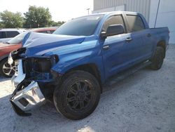 Salvage cars for sale from Copart Apopka, FL: 2017 Toyota Tundra Crewmax SR5