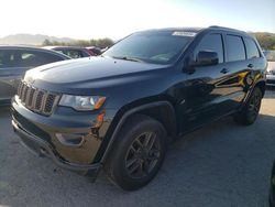 Salvage cars for sale at Las Vegas, NV auction: 2017 Jeep Grand Cherokee Laredo