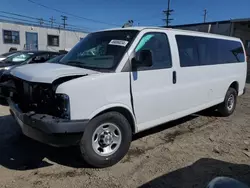 Salvage trucks for sale at Los Angeles, CA auction: 2020 Chevrolet Express G3500 LS