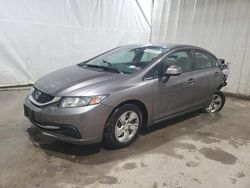 Salvage cars for sale at Central Square, NY auction: 2013 Honda Civic LX