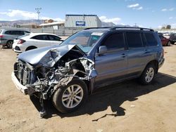 Salvage cars for sale at Colorado Springs, CO auction: 2007 Toyota Highlander Hybrid